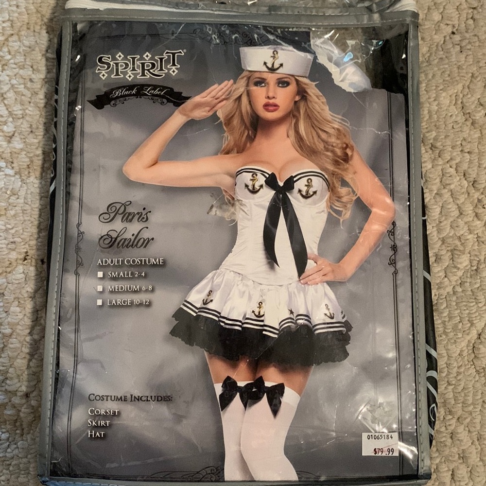 Adult Sailor Girl Costume Size Med